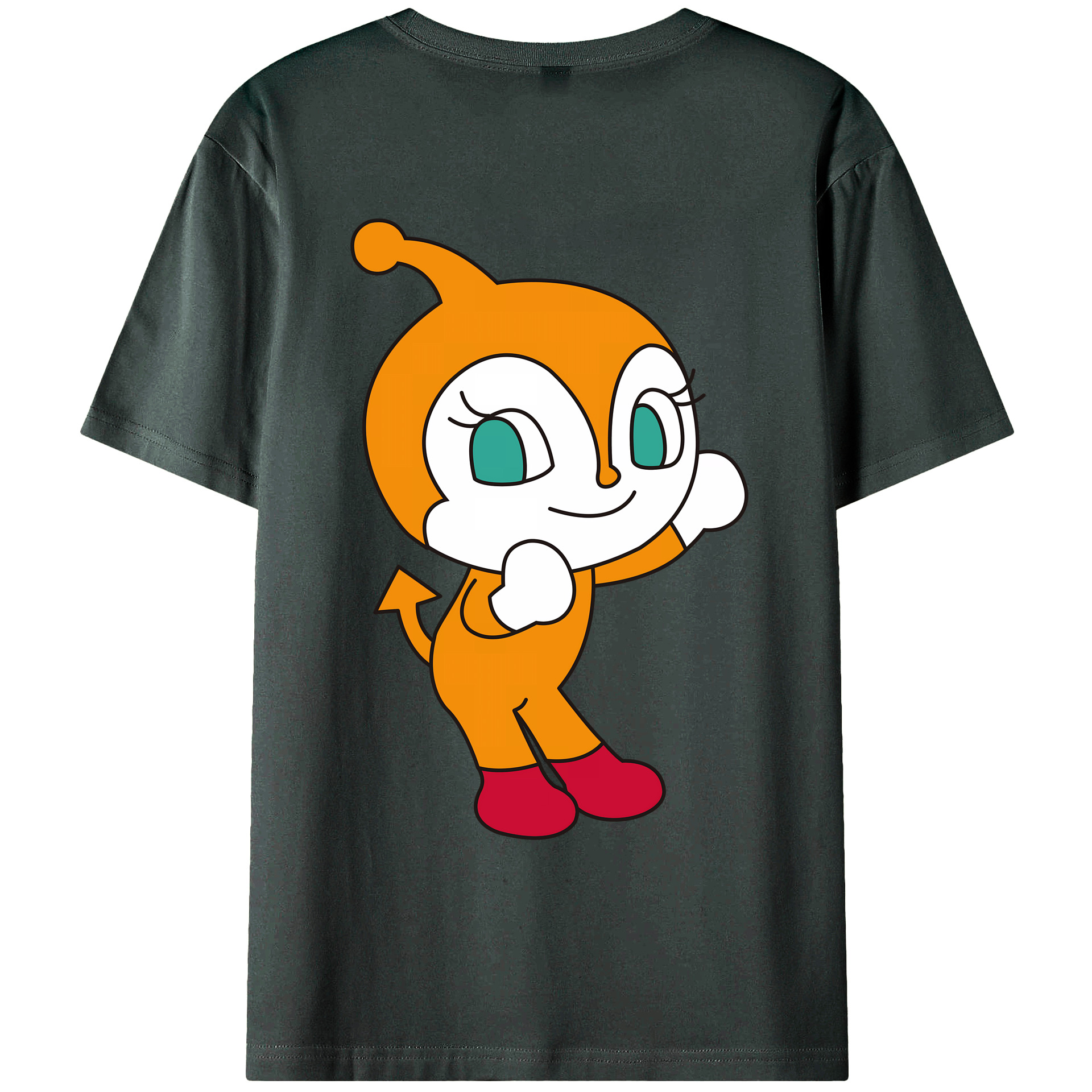 （画像用） アンパンマン Anpanman 綿100％ メンズ半袖Tシャツ（バックプリント） 通気性